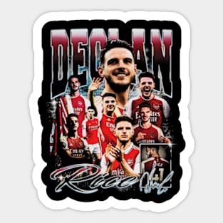 Declan Rice Retro Bootleg Sticker